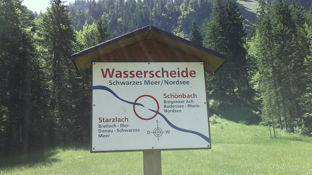 Wasserscheide Rohrmoostal