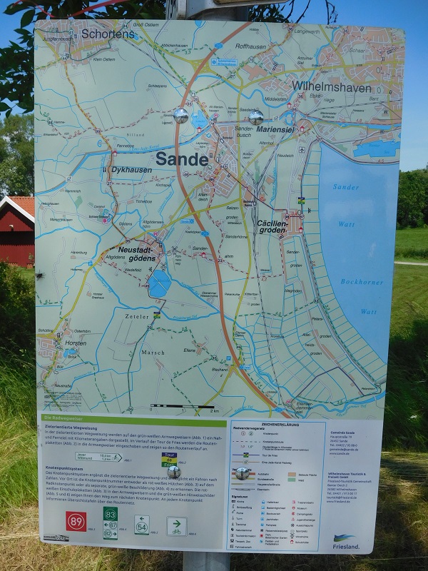 Karte Sande
