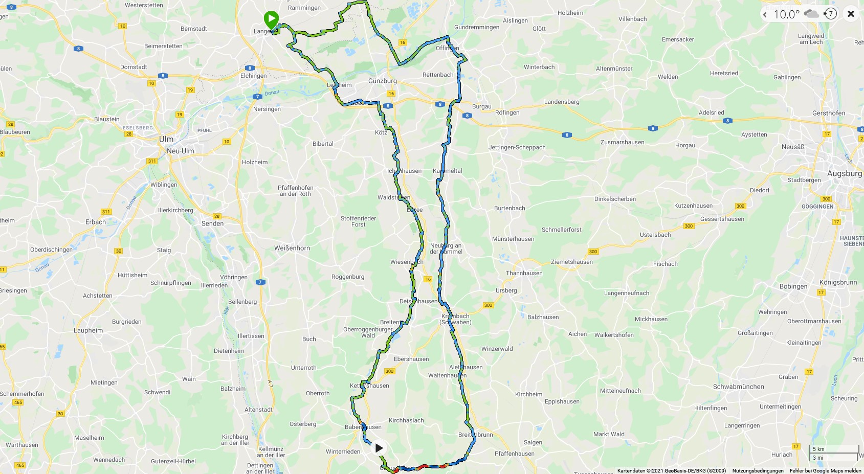 Langenau-Krumbach-Oberschönegg-Babenhausen