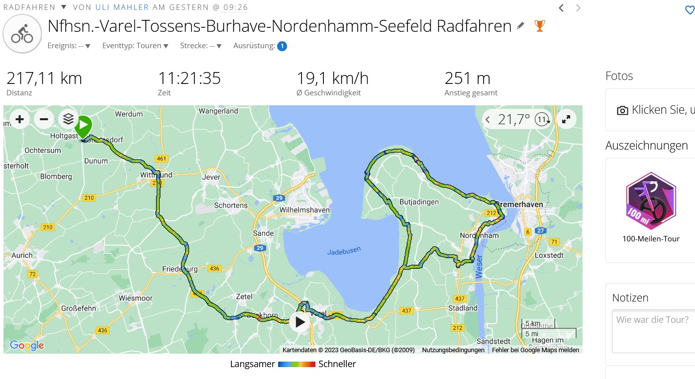 Nordenham 217 km